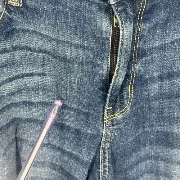 Judy Blue Jeans 15/32 Boyfriend Fit Distressed Stretch Denim Blue Style JB8286MD - Picture 5 of 15